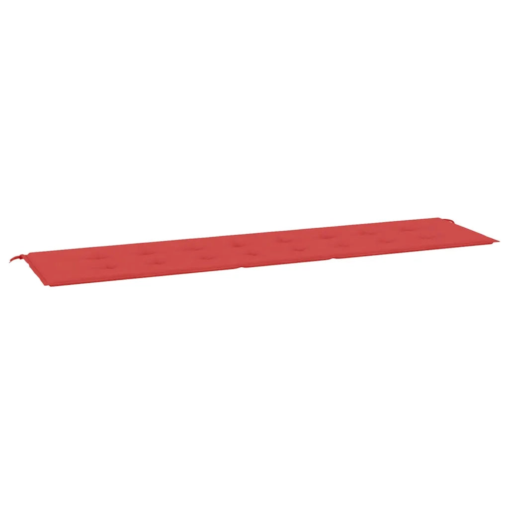 Cuscino per Panca | Cuscini per sedie Rosso 200x50x4 cm in Tessuto Oxford