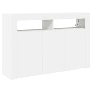 Credenza | Madia | Buffet da pranzo | Armadio da pranzo Bianco 116 x 30 x 75 cm Legno multistrato