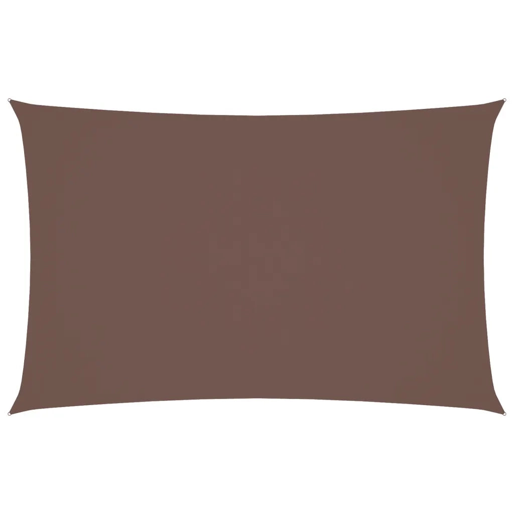 Parasole a Vela Oxford Rettangolare 4x7 m Marrone cod mxl 25167