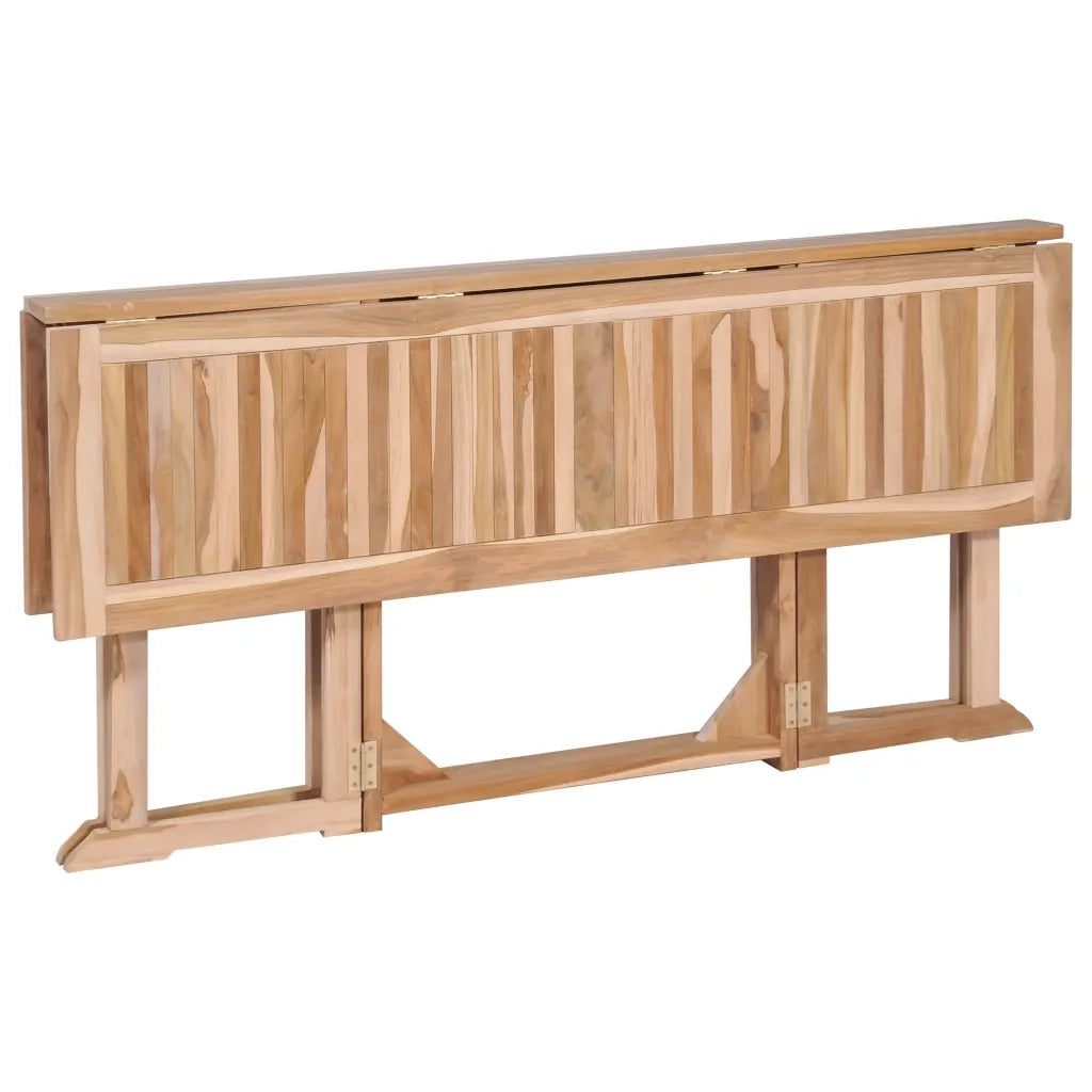 Set da Pranzo da Giardino 7 pz Pieghevole in Massello di Teak 44661
