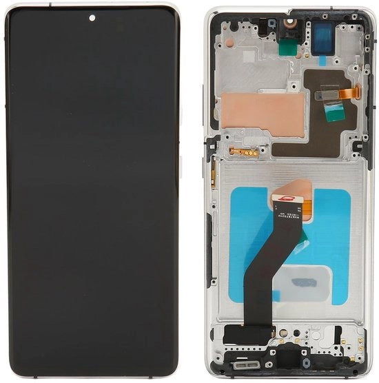Schermo LCD di Ricambio per S21 Ultra - Display OLED - Touchscreen - Inclusa Viti di Fissaggio - Kit di Accessori - Adatto per G998U/G998B/G998FDS - Schermo per Telefono