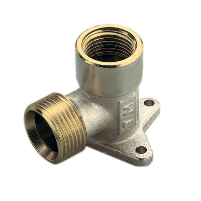 RACCORDO CURVO FEMMINA CON FLANGIA TIEMME- G3/4 -3/4 x 18- TIEMM- pezzi 1
