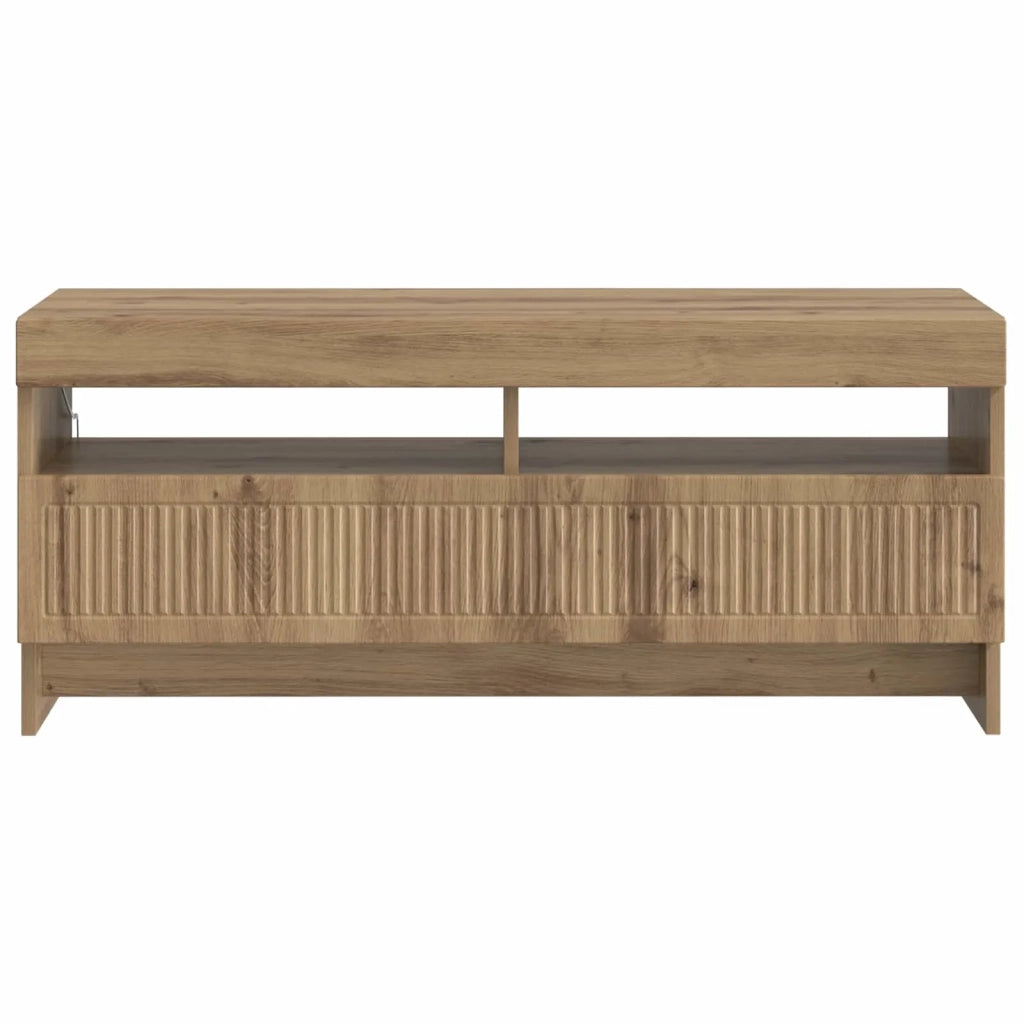 Mobile TV LED Rovere Artigianale Legno ingegnerizzato 896114
