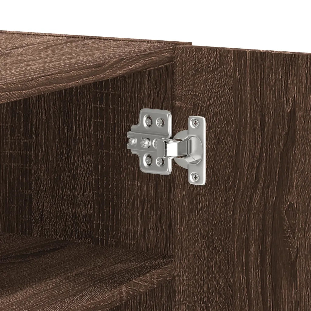 Armadietto a Muro | Mobile a Parete Rovere Marrone 75x35x60 cm in Truciolato