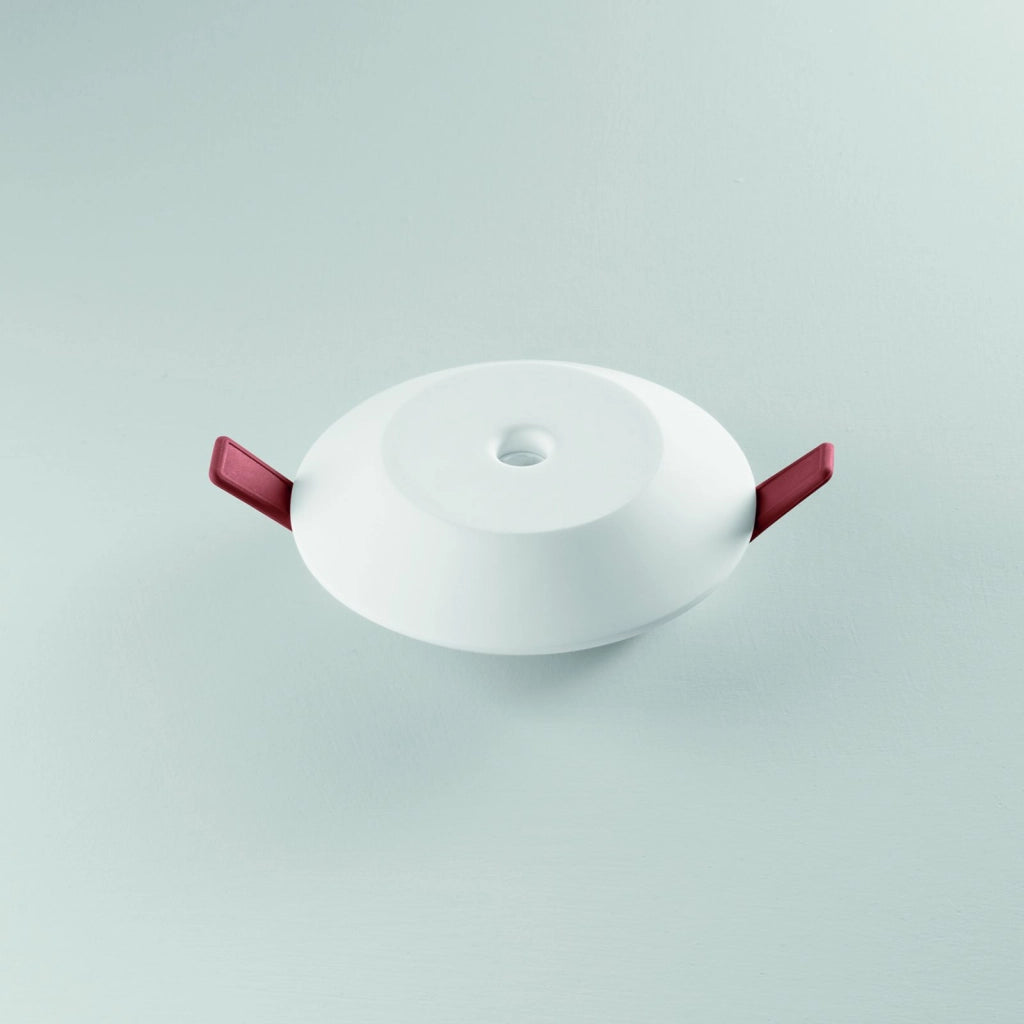 INCASSO LED HALL IN GESSO BIANCO TONDO 6W 530LM 4000K D.120MM IN GESSO VERNICIABILE