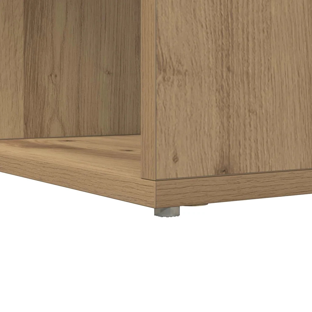 vidaXL Scrivania ad angolo rovere artigianale 101,5 x 149,5 x 149,5 cm