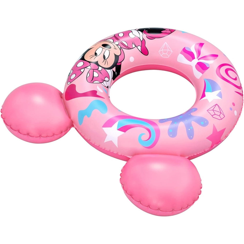 Trade Shop - Salvagente Gonfiabile Galleggiante Splash Pal Minnie Con Orecchie Rosa 65 Cm 9102n -