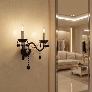 Lampada Da Parete Ebt018-2w Black