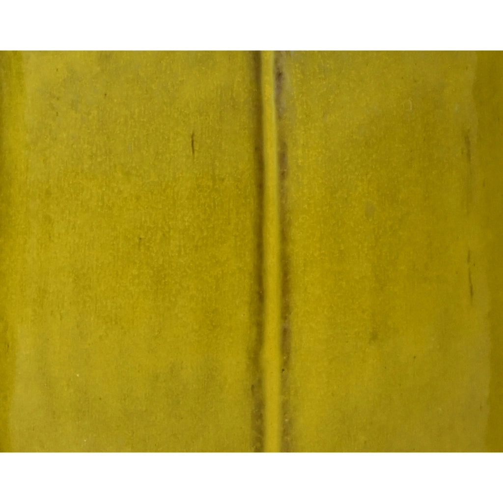 PORTAVASO BLOSSOM D.42XH42,5CM GIALLO TERRACOTTA