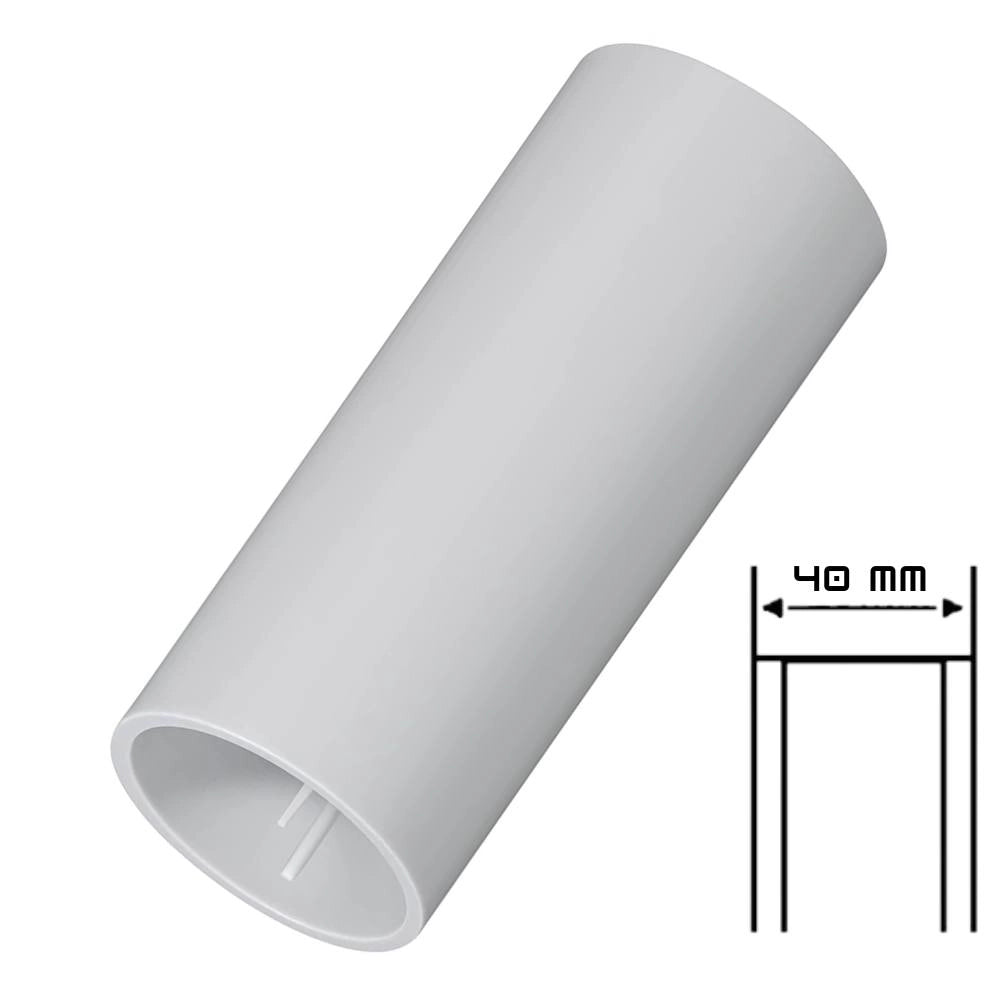 Faeg raccordo giunto semplice pvc grigio ip40 per tubo rigido elettrico *** diametro 40 millimetri, confezione 1