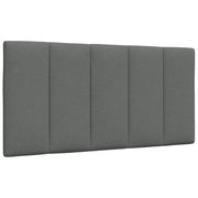 Cuscino Testiera Grigio Scuro 100 cm in Tessuto
