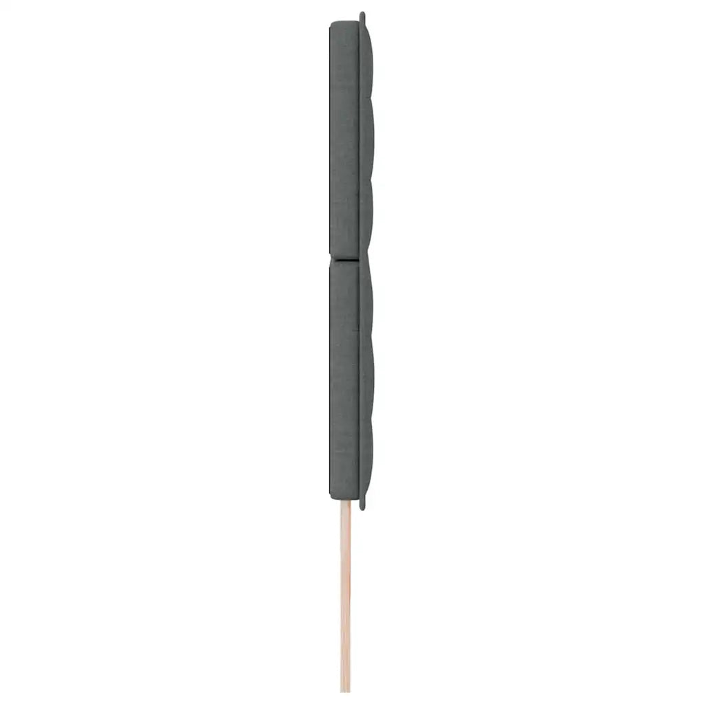 Testiera | Testata Grigio scuro 200 cm Tessuto