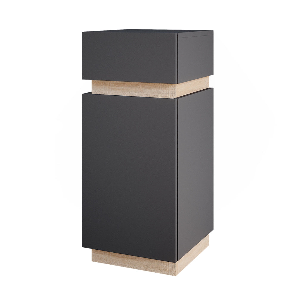 Vicco Mobiletto bagno Antracite 33 x 75.5 cm con anta e cassetto