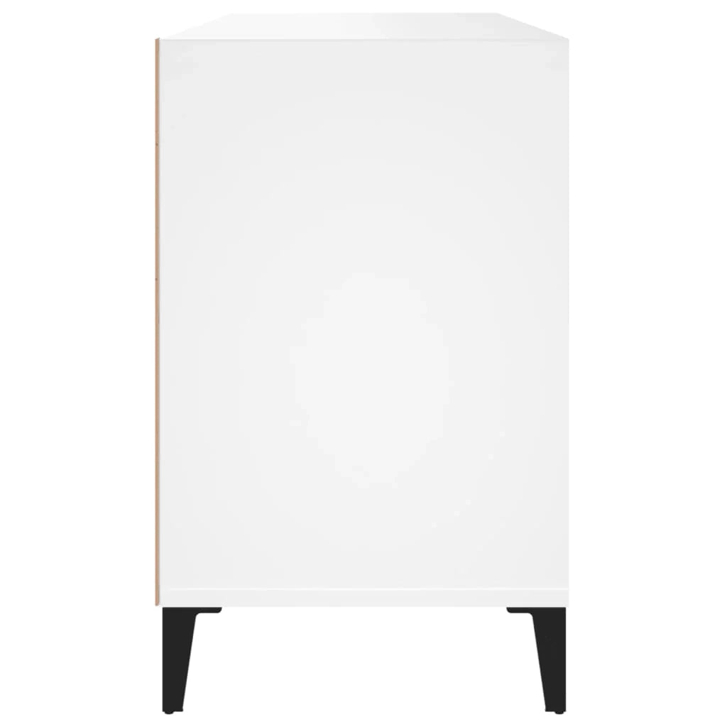 Scarpiera mobile contenitore per scarpe mobile per ingresso/corridoio/soggiorno 102 x 36 x 60 cm legno ingegnerizzato bianco 02_0021435