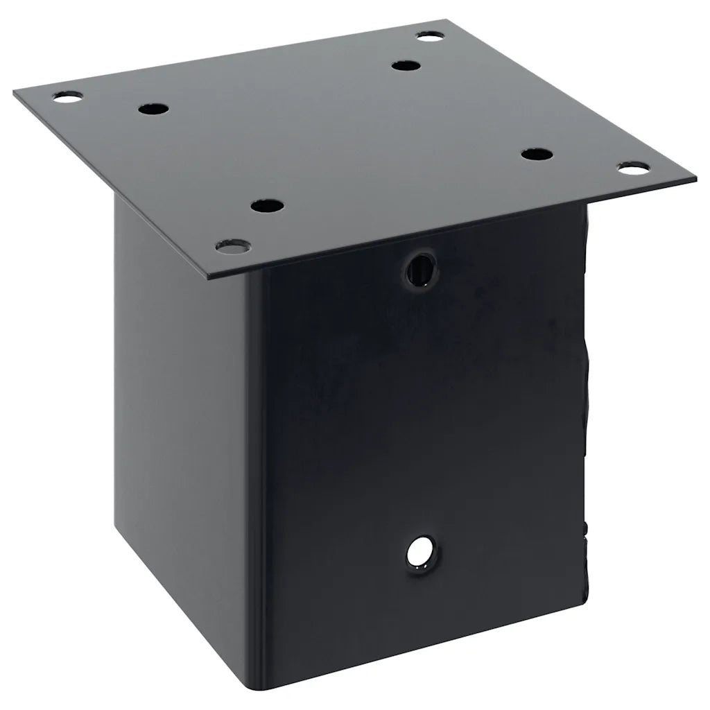 vidaXL Basi Pali Quadrati 12 pz 101x101 mm Acciaio Verniciato Polvere