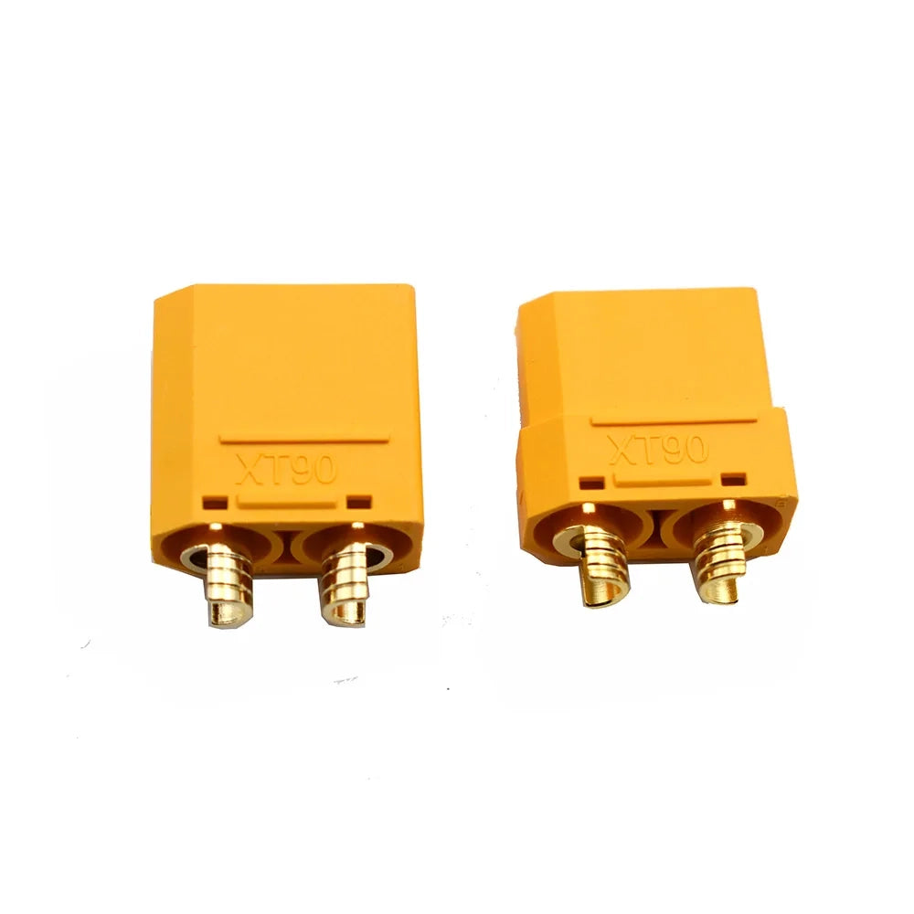 Connettore AMASS XT90 – Alta Corrente 40A | Oro, 2 Pin, 500V | Per Modellismo, Droni, RC, Progetti DIY