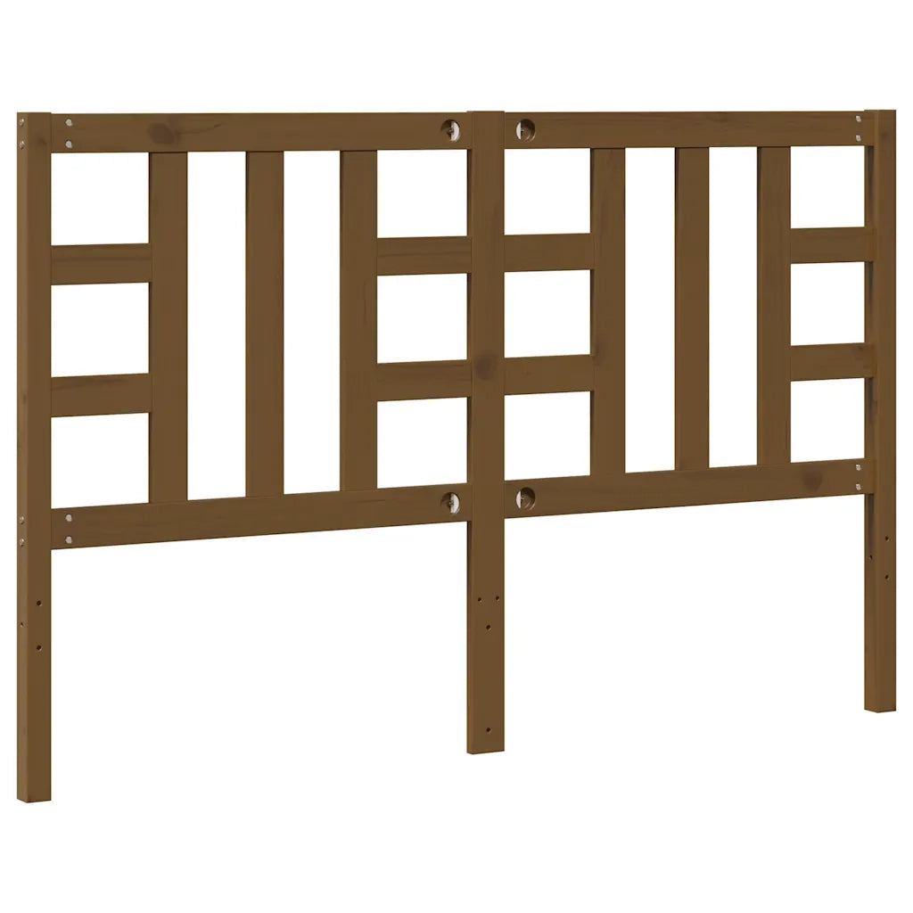 Testiera per Letto Ambra 146x4x100 cm in Legno Massello di Pino 817843