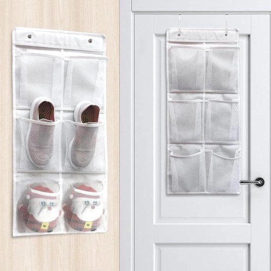 Organizzatore per scarpe da campeggio 2 in 1 senza perforazione