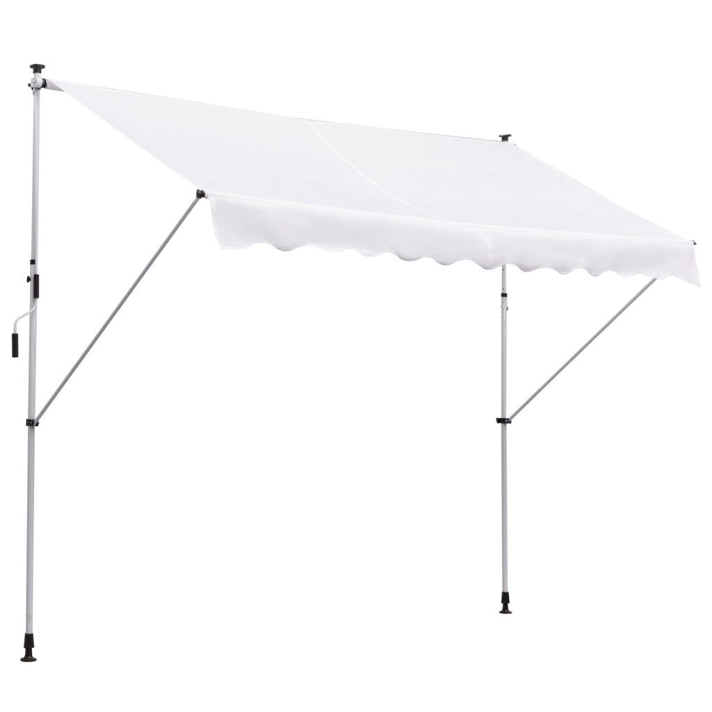Tenda da Sole Avvolgibile 300x150cm  Casper Bianco