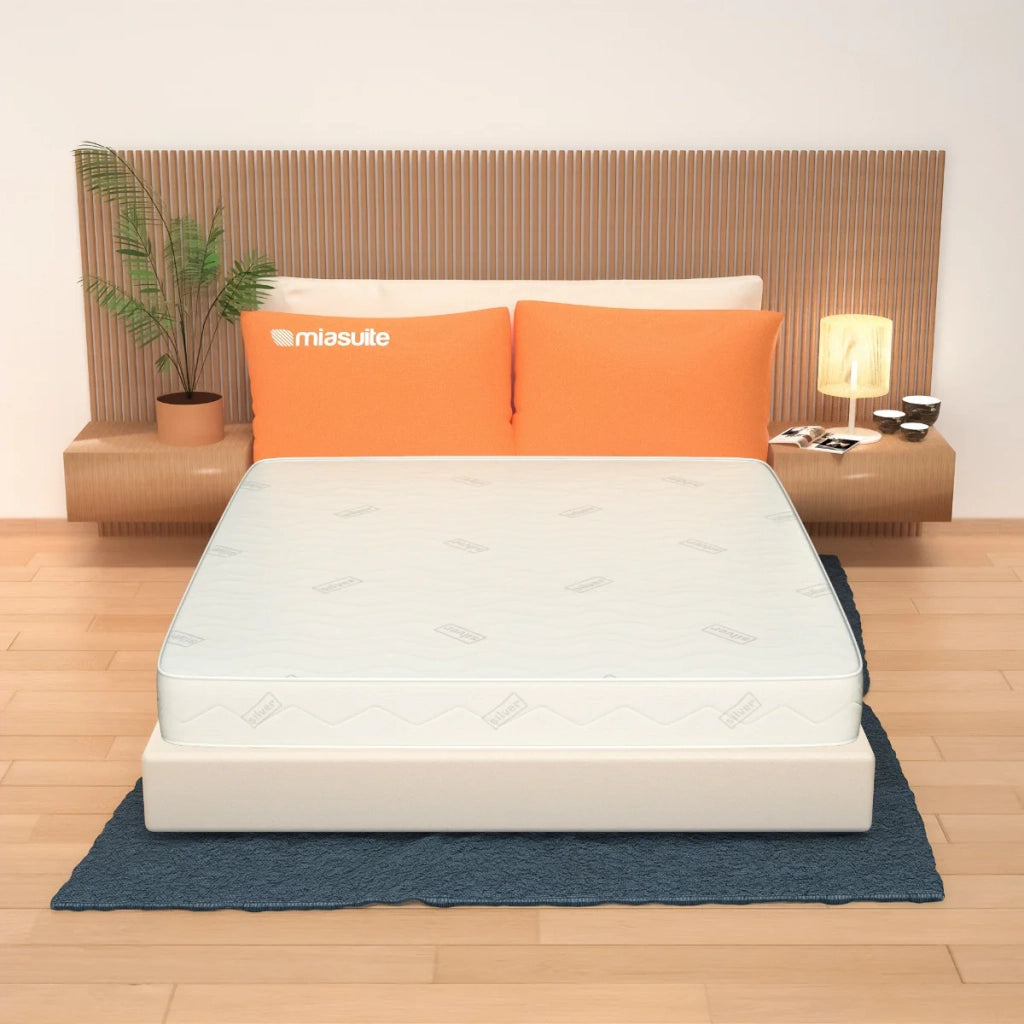 Materasso Matrimoniale 180x200, Alto 11 cm - Rivestimento Silver, Waterfoam | Levante H11