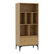 Libreria 137 x 60 x 35 cm effetto rovere scuro 03_0008990