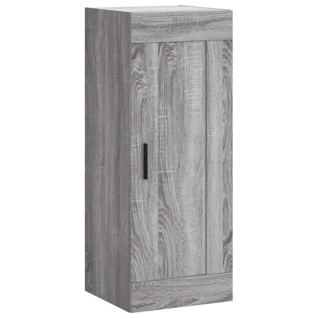 Credenza-Buffet-Armadio da cucina Grigio Sonoma 34,5x34x180 cm in Legno Multistrato 432999