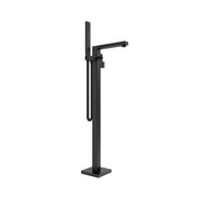 Rubinetteria squadrata per vasca freestanding finitura nera opaca | Grace