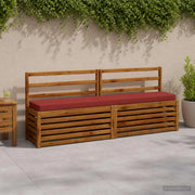 Cuscino per Panchina a 1 Pezzo VUGHT 100% Poliestere Rosso 950952
