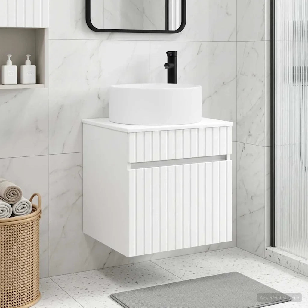 Mobile lavabo da parete Bianco 49 x 44,5 x 65,5 cm