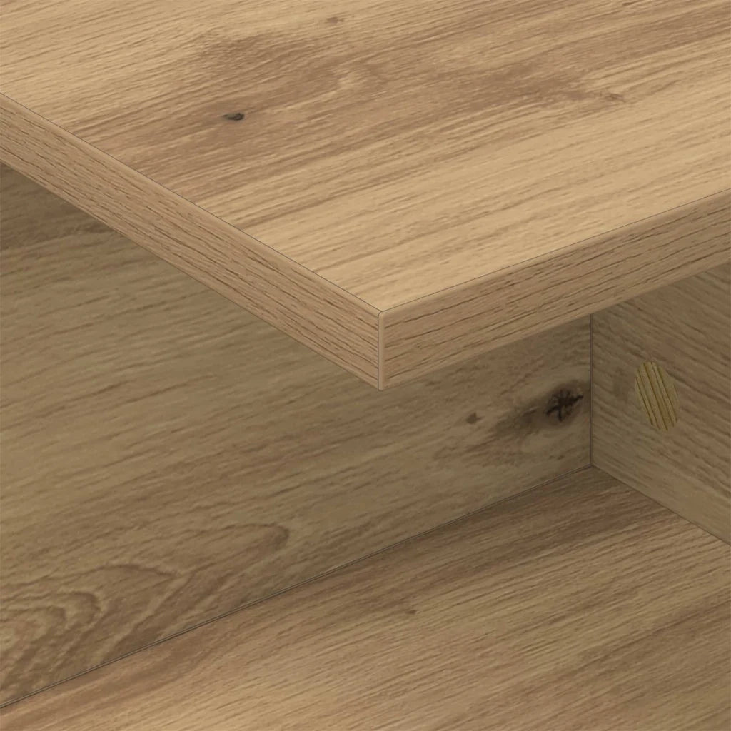 Comodino 2 pcs Rovere artigianale 40 x 30 x 25 cm 891183