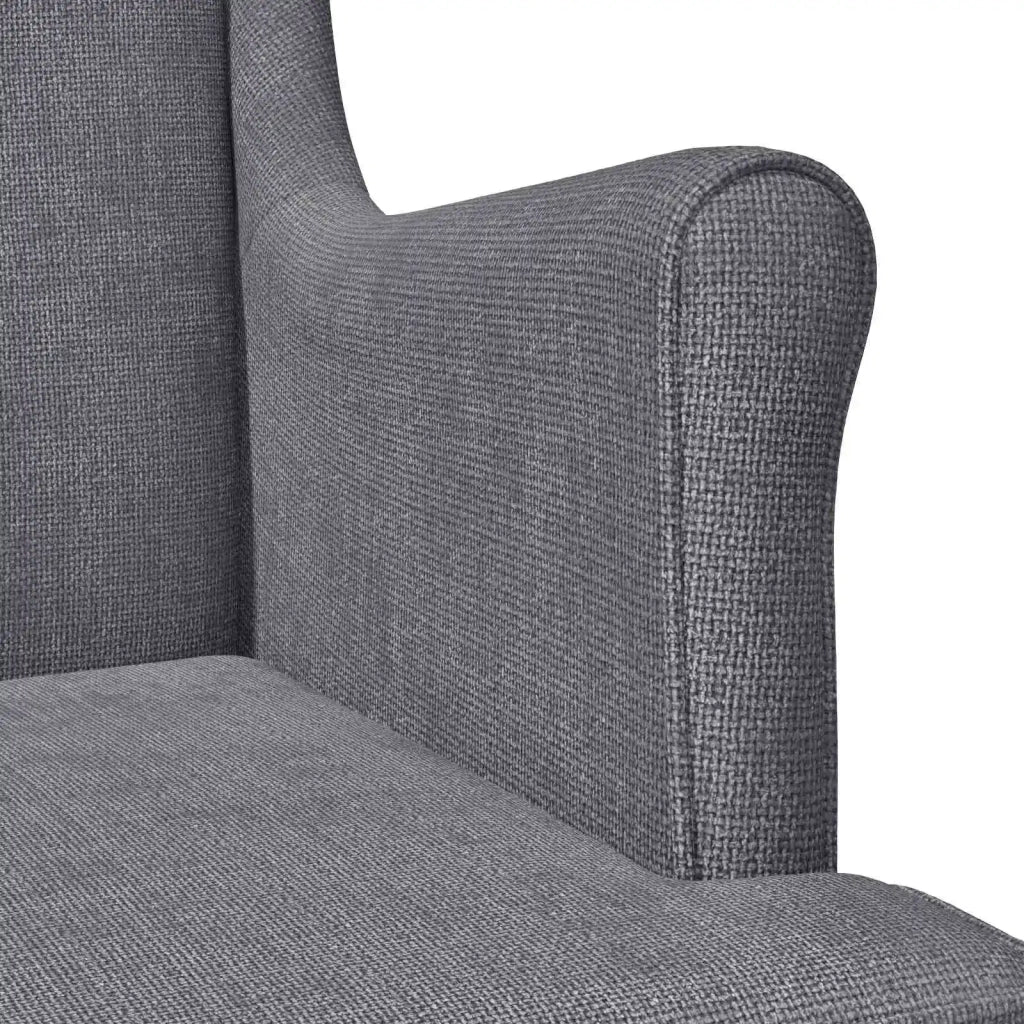 Poltrona-Divano Sedia-Poltroncina Grigio Chiaro ARES