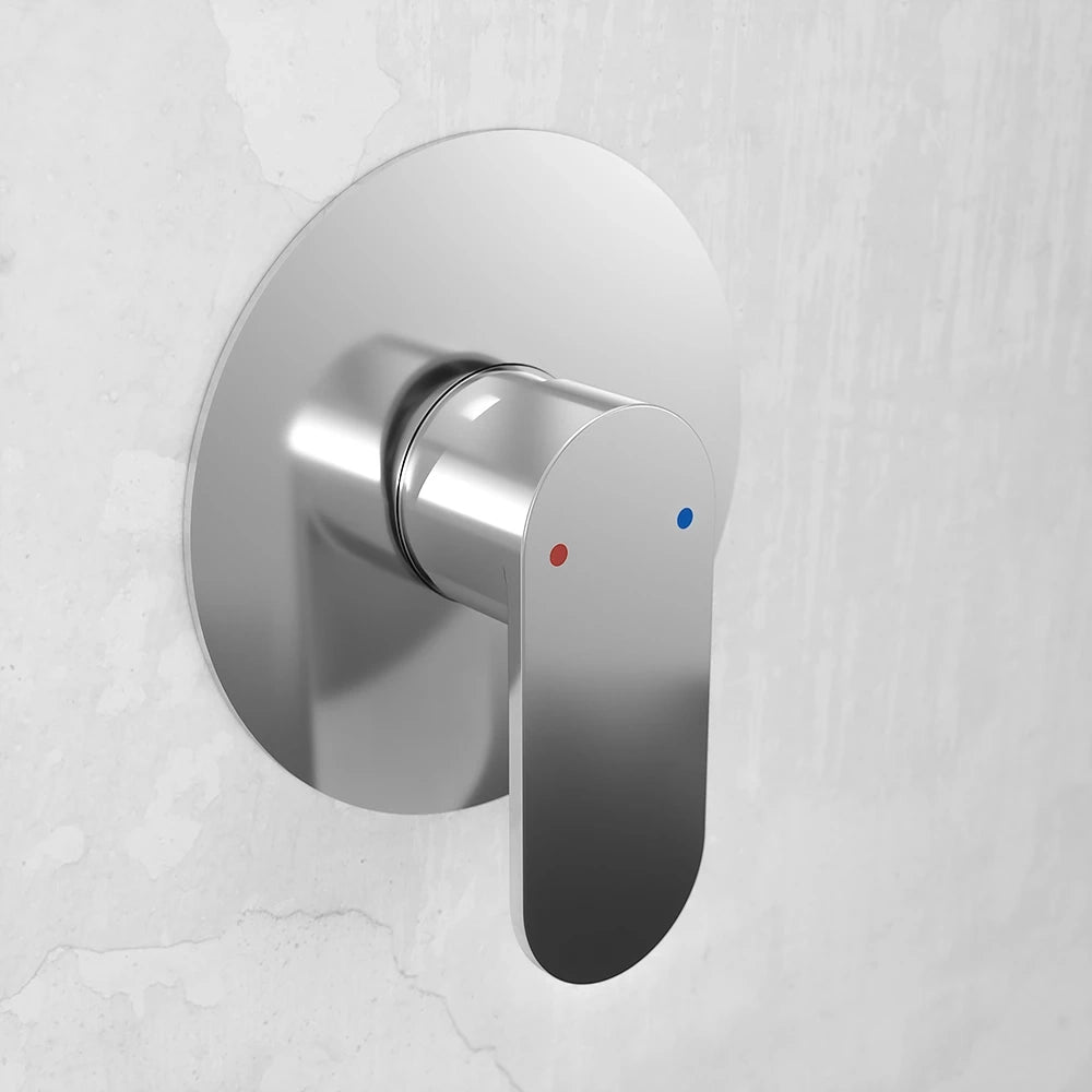 Set miscelatori: lavabo alto bidet senza scarico e incasso doccia monocomando cromato | Kerry