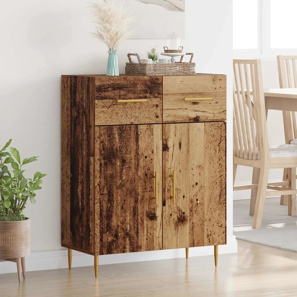 Credenza-Buffet-Armadio da cucina Legno vecchio 69,5 x 34 x 90 cm Legno multistrato 256497