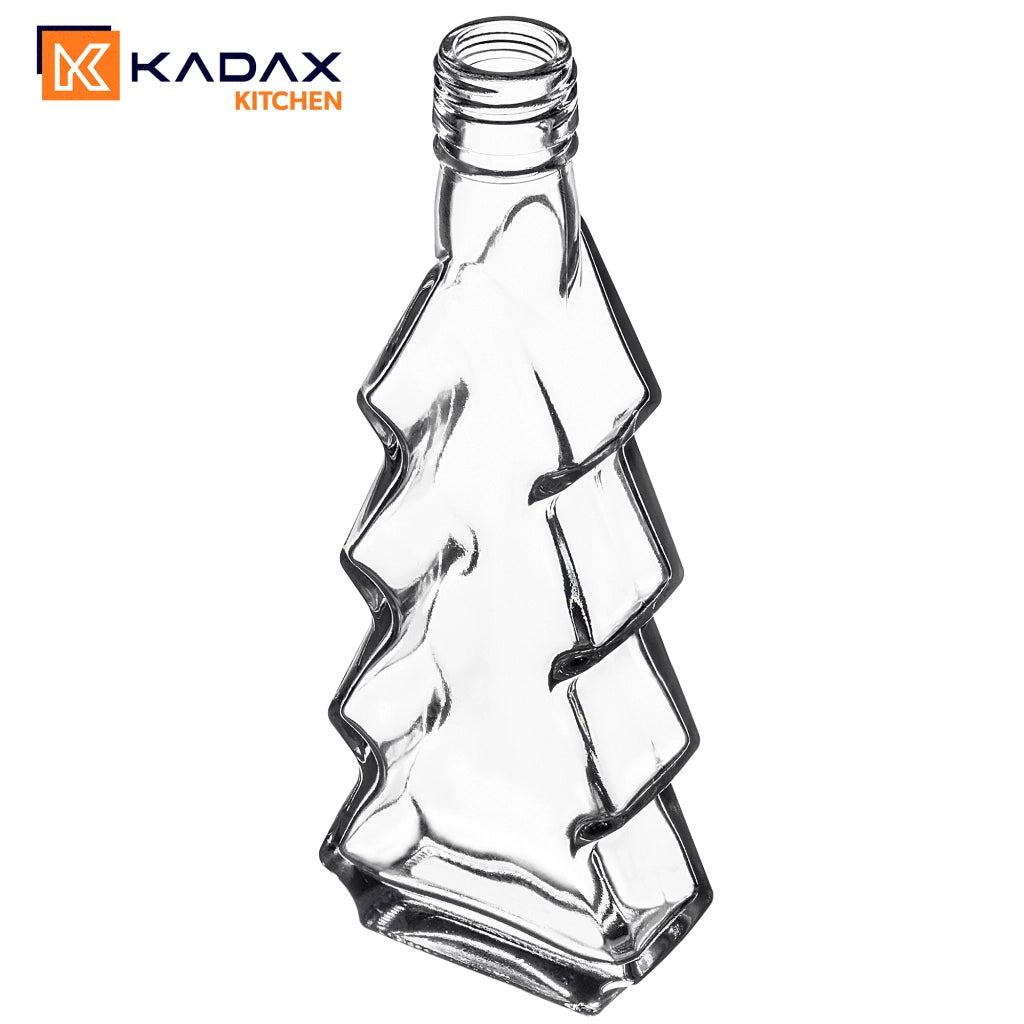 KADAX Butelka choinka 200ml pakiet 10szt z zakętką