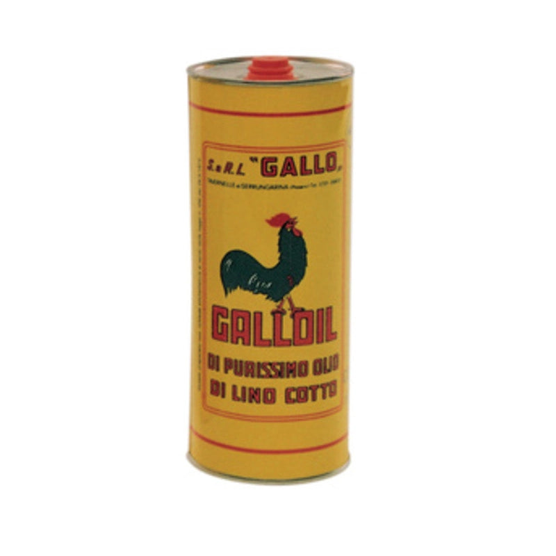 OLIO DI LINO COTTO PURO 1 L LATTA GIALLA- 12,0 pz