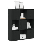 Libreria Rovere Nero 89x24x101,5 cm in Legno Multistrato 860401