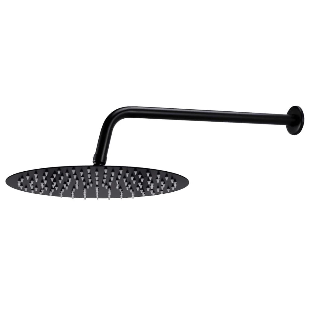 Set completo per sistema doccia con soffione doccia in acciaio inox nero 02_0003109