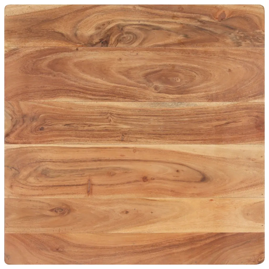 Tavolino Salotto a Forma di V 66x66x30 cm Legno Massello Acacia 320388