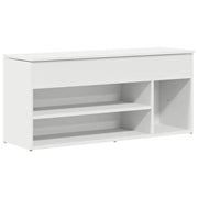 Scarpiera | Mobile per scarpe Bianca 102x30,5x45 cm in Legno Multistrato