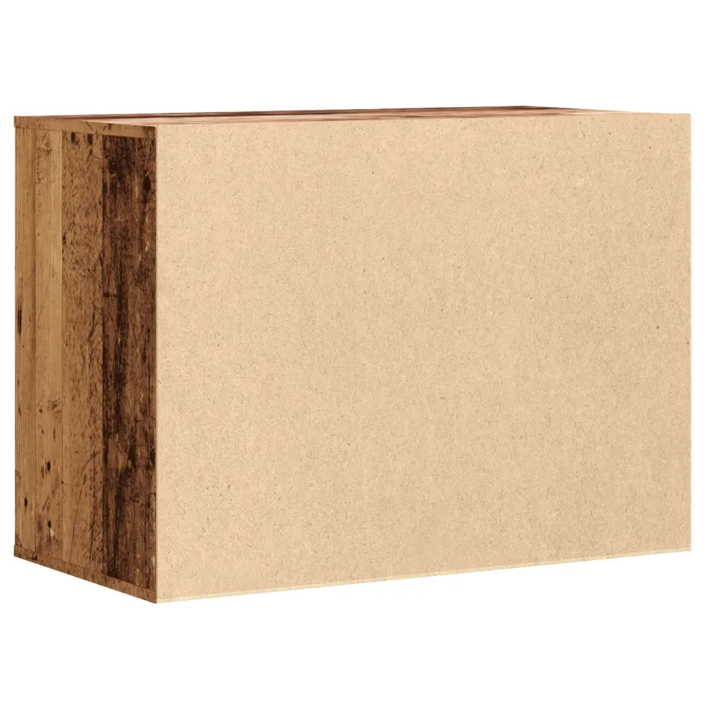 Cassettiera Angolare Legno Antico 80x41x58 cm Legno Multistrato CFW6385165