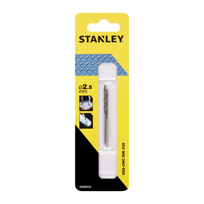 STANLEY STA50753 PUNTA CROWN 2,5 MM 2 PZ