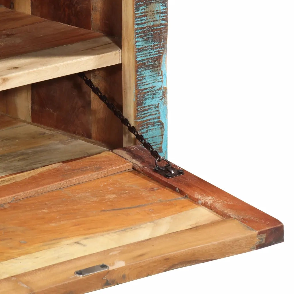 Panca Scarpiera in Legno Massello di Recupero 244832