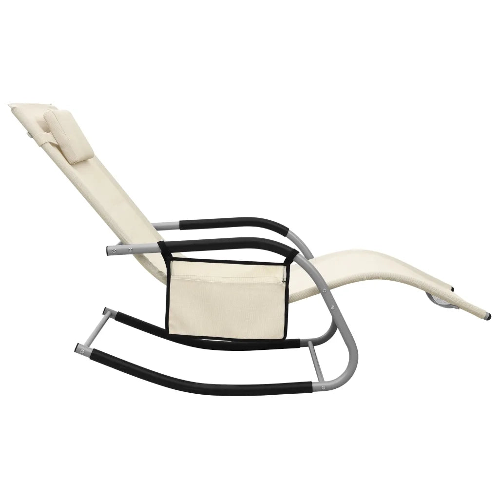 Lettini Prendisole in Textilene 2 pz Crema e Grigio cod mxl 9372