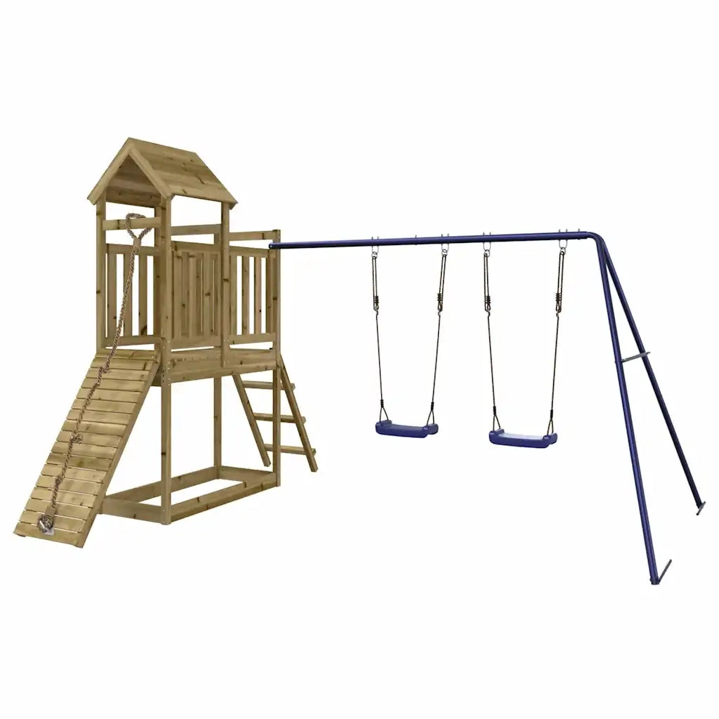 Set da Gioco da Esterno in Legno di Pino Impregnato CFW8621385
