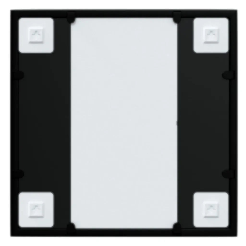 Specchio da Parete Nero 40x40 cm Metallo cod mxl 49183