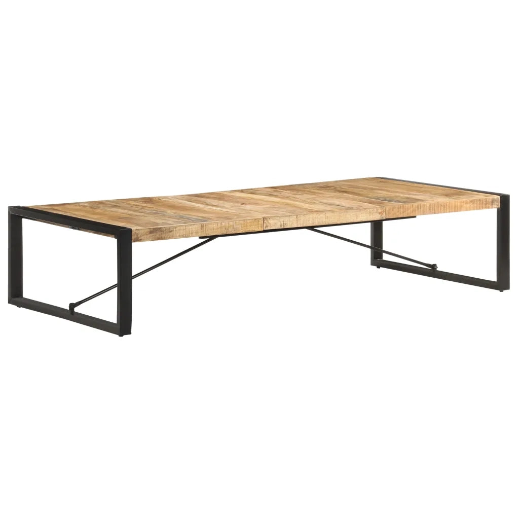Tavolino da Salotto 180x90x40 cm in Legno di Mango Grezzo cod mxl 10368