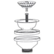 Cr serie 3236 piletta basket senza troppopieno, completa di vite
