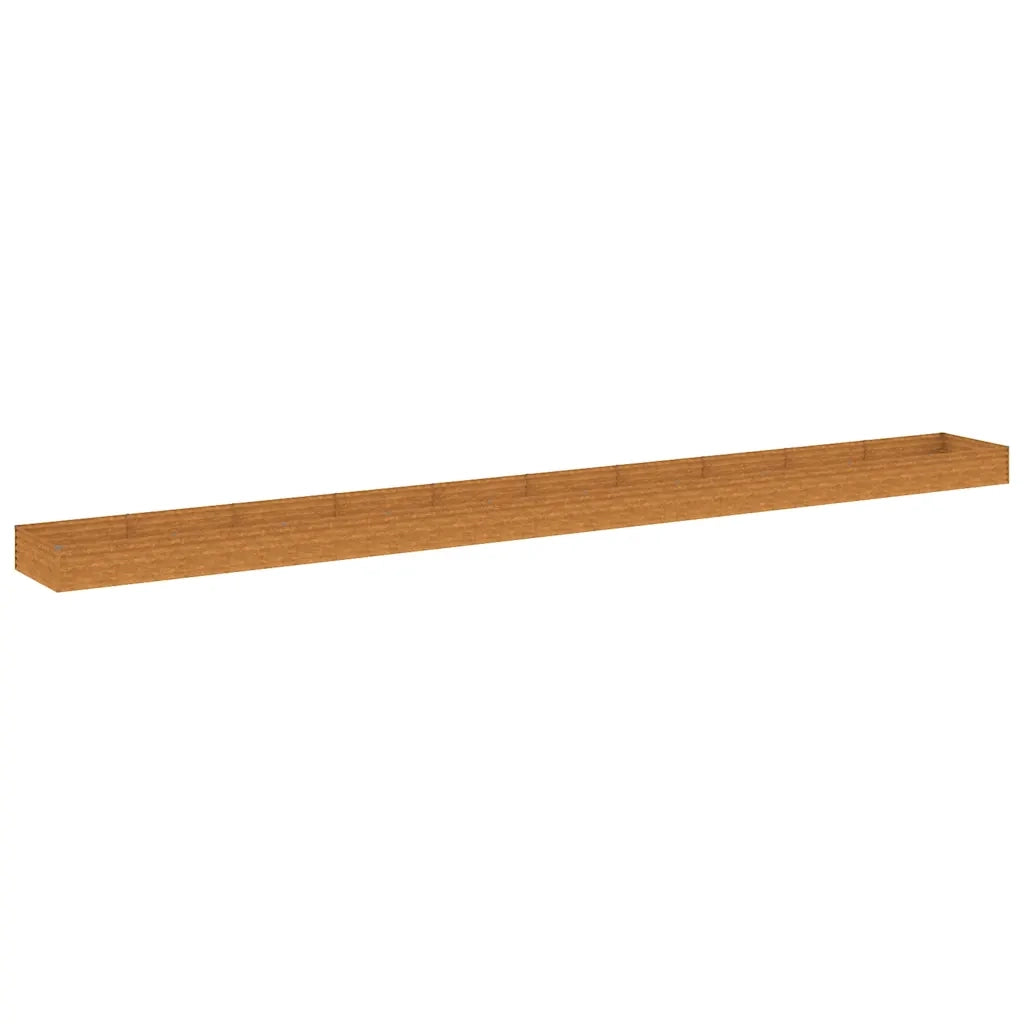 Fioriera Rialzata da Giardino 960x100x36 cm in Acciaio Cortencod mxl 82295