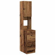 Credenza | Madia | Buffet da pranzo | Armadio da pranzo da cucina con cassetto Legno vecchio 32 x 50 x 180 cm