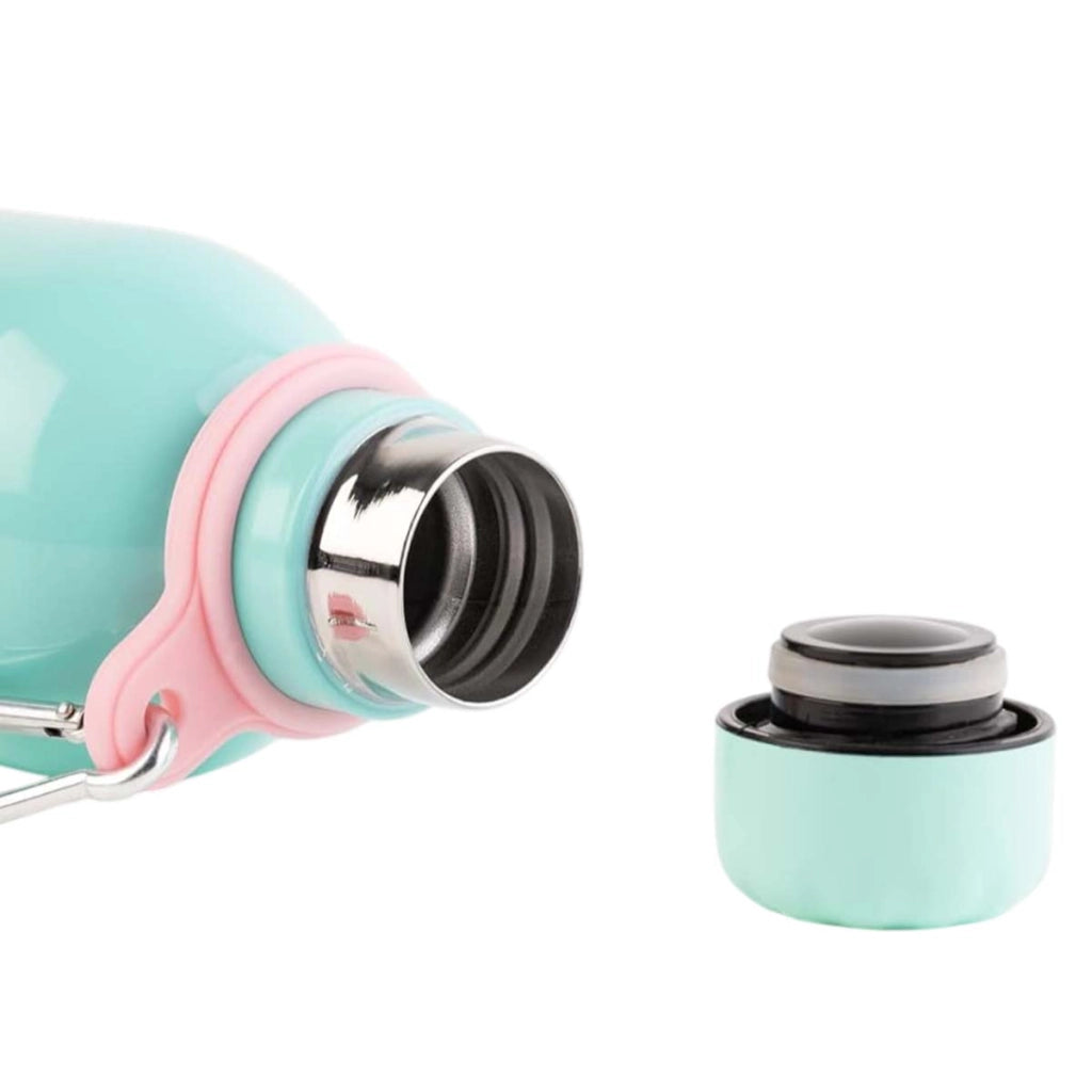 Bottiglia isolata a doppia parete da 500 ml della Foodie Collection Turchese Pusheen